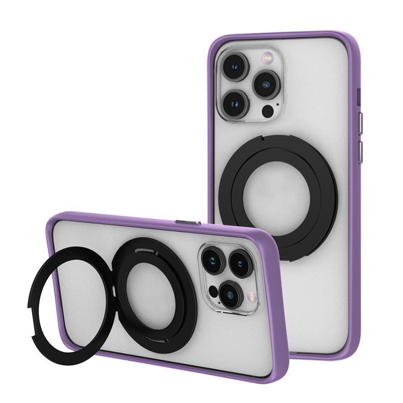 

Подходит для чехлов для телефонов Apple, Магнитная подставка Magsafe, Съемные клавиши из одной детали, Вращающийся настольный чехол с точкой поворота iphone15pro max