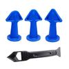 Caulk Nozzle Scraper Grout Kit Spatulas Set Hand Tools for Home