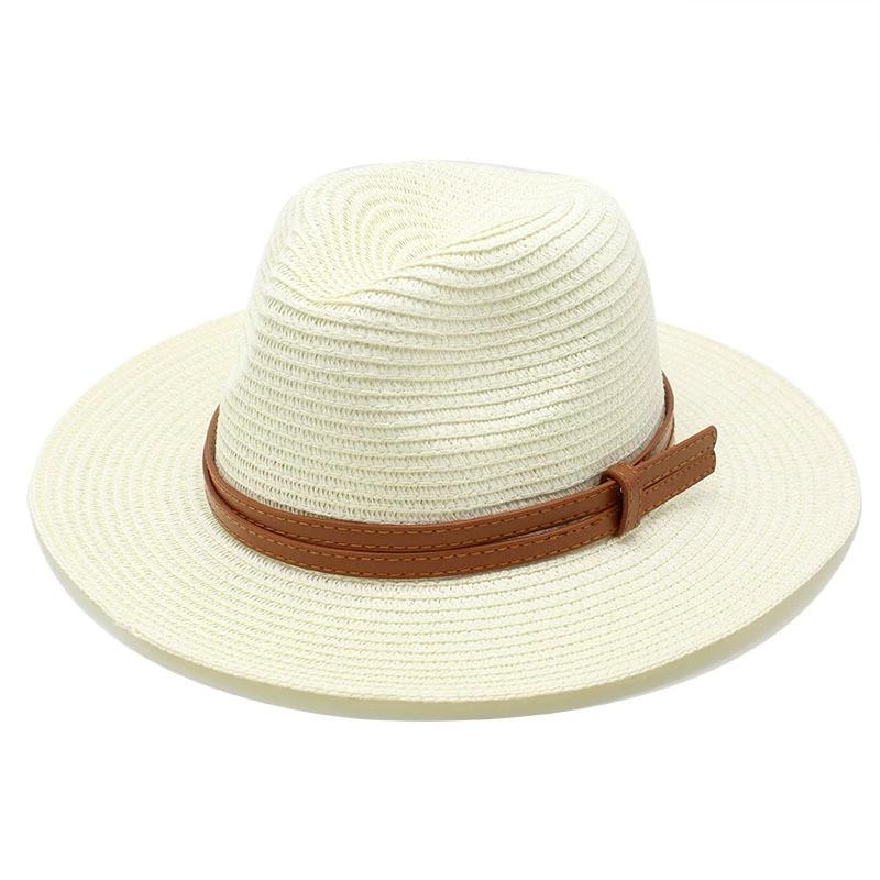 Beach Hats for Men and Women Beach Outdoor Sun Protection Visors Sun Hats Jazz Straw Hat