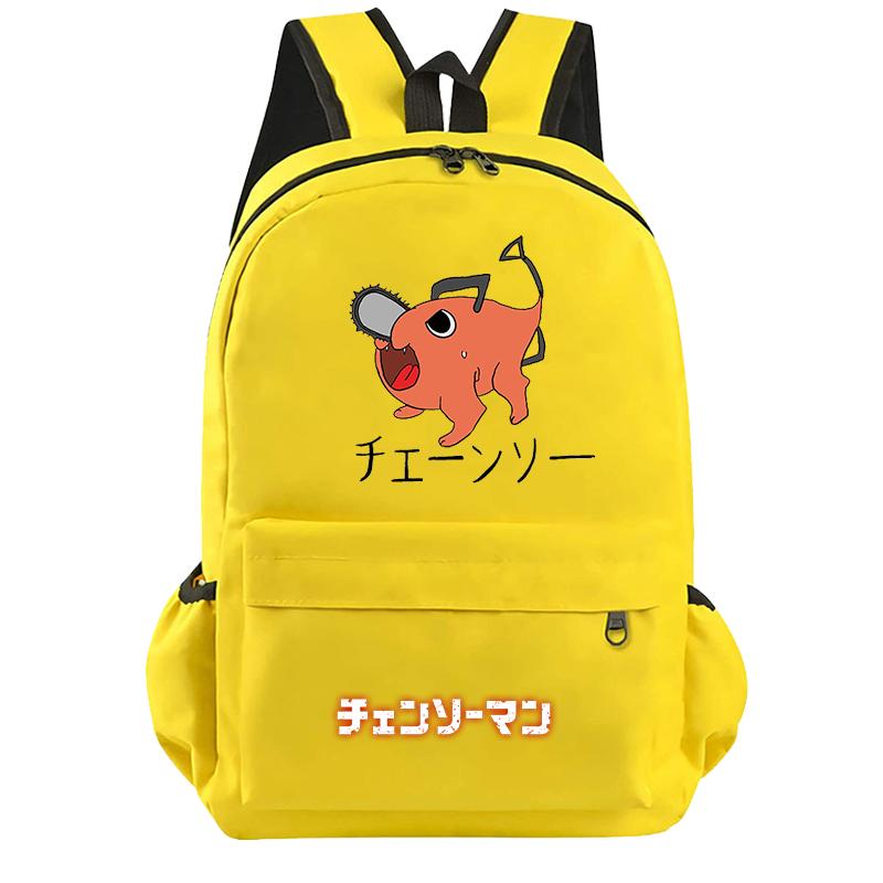 Anime Chainsaw Man Rucksack für Jungen Mädchen Hildren Zurück zur Schule Schultasche Student Kawaii Rucksack Luffy Nami Lysop Leichte Taschen