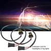 2pcs H11 Female 9006 HB4 9012 9006XS Male Headlight Fog Light Conversion Adapter Connector Cable Sockets Wire Harness
