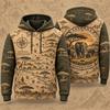 3D Print Vintage Wilderness Map Hoodie Women Retro Sweatshirt Outdoor Hiking Adventure Winter Casual Loose Unisex Daily Hoodies