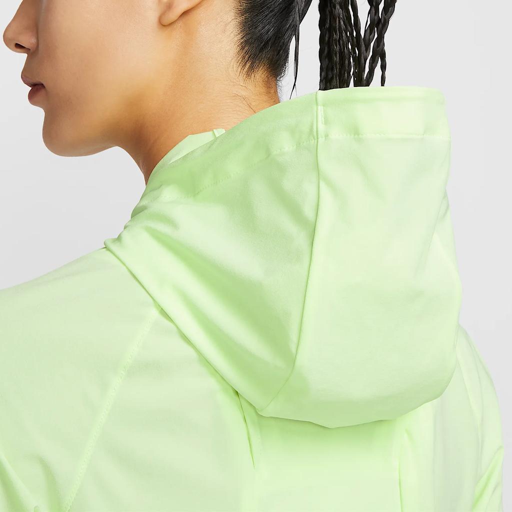 Nike Logo Mikina na zip s kapucí a dlouhým rukávem Dámské bundy Žlutá HQ0651-701