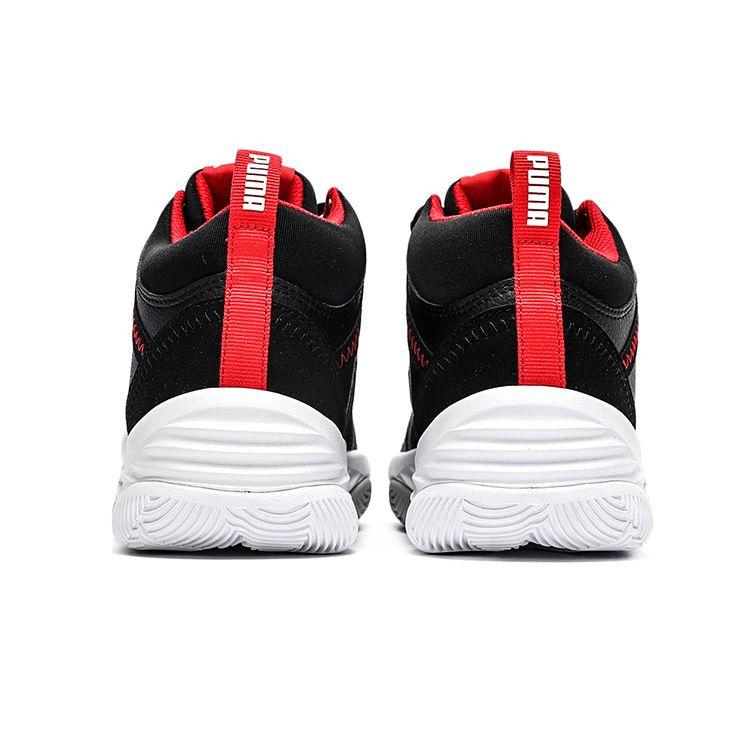 Puma Rebound Future Evo Black High Risk Red Unisex Sneakers White 374899-02