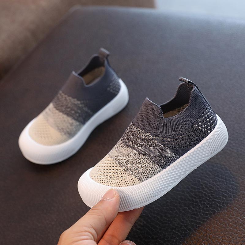 Spring Autumn Children Shoes Kids Sneakers Soft Breathable Mesh Boys Slip-on Shoes Patchwork Color Girls Shoes 20