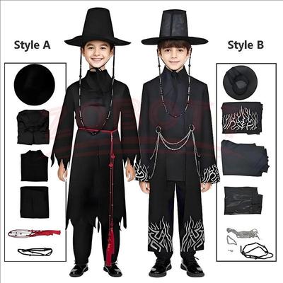 Anime Movie Boys Role Play Props Party Cosplay Set for K-POP Boys Jinu Halloween Party Cosplay Comic Exhibition Costume Outfits