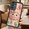 Phone Case: 2D Flat, Suitable for Samsung Galaxy A34 A35 M05 M06 S20 S22 S21 FE Plus 5G Protective Case, Pink Little Lamb, Perfect Christmas and Hallo