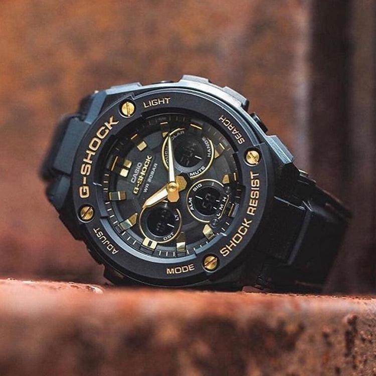 CASIO Men G-STEEL Series Black Watch GST-S300GL-1A GST-S300GL-1A
