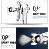 1PC F-75 Spray Gun 1.5mm Nozzle with Cup Silver Handle Adjustable Color Spray Gun for Automotive Furniture Parts Painting
