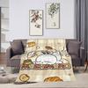 Blanket warm M-MashiMaroS soft plush blanket for sofa living room rabbit kawaii cute office bedroom travel gift Flannel