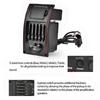 5 Band Acoustic Guitar Preamp EQ Equalizer Tuner Piezo Pickup Equalizer Pickup Tuner for Acoustic Classical Guitar