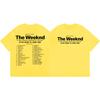 The Weeknd After Hours Til Dawn Tour 2026 Maglietta Moda Hip Hop Manica Corta T-shirt Uomo Donna Estate Casual Magliette in Cotone