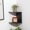 2/4/5 Layers Wooden PVC Corner Shelf Burlywood Storage Shelf Boho Home Decoration Floating Wall Organizer Room Decors Aesthetic