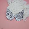 20PCS Gold And Silver Color Angel Wing Appliques Iron-On Patches DIY Crafts Patches  For DIY Crafts