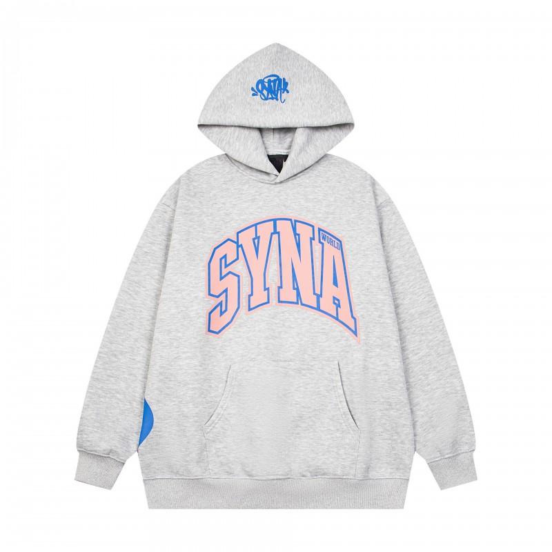 High Quality SynaWord Hip Hop Streetwear Hoodie Sweatpants Set Men Women