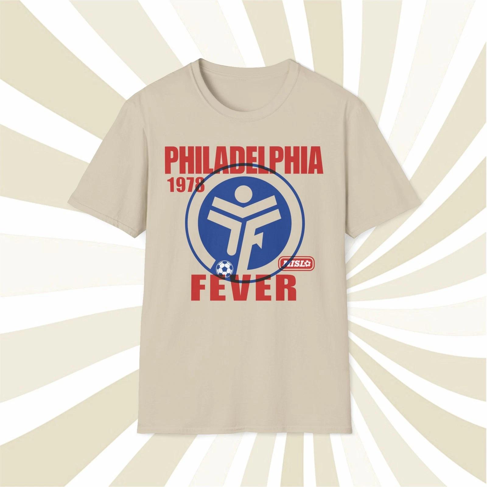 Men s and Women s T-shirts Philadelphia Fever 1978 MISL Vintage Offset Printed Soccer T-Shirt XL