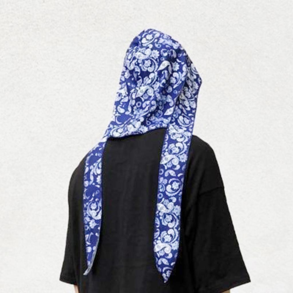 Hip Hop Durag Bandana Doo Rag Kopftuch für Damen Herren Quadratischer Turban Kopftuch Punk Kopfwickel Kopfbedeckung