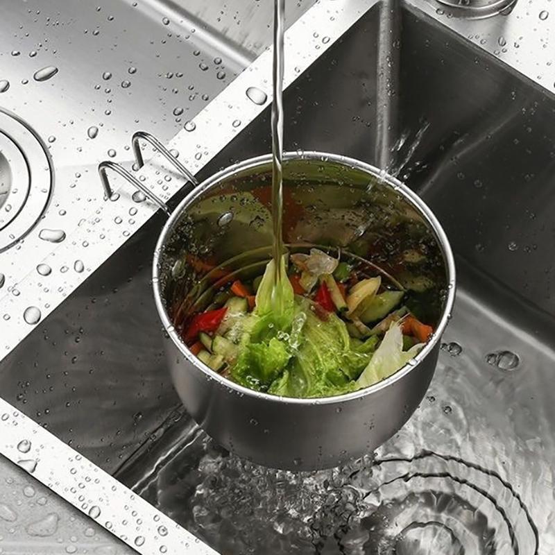 

Stainless Steel Sink Drain Strainer Basket Multifunction Kitchen Food Catcher Vegetable Fruit Colander For Filter Kitchen Waste
