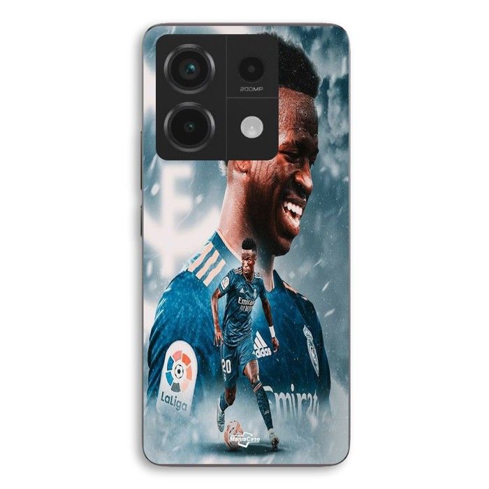 Coque de téléphone - MANIACASE - Xiaomi Redmi Note 13 Pro 5G - Silicone TPU - Souple - Vinicius JR Real Madrid