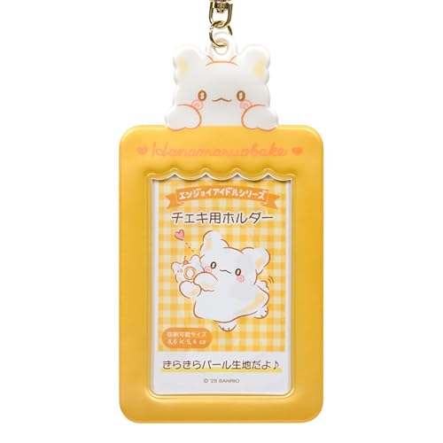 Sanrio Cheki Holder (Enjoy Idol) Hanamaru Ghost PVC/Steel Storing Size: Approx. 5.4 X 8.6cm Card Case 600351