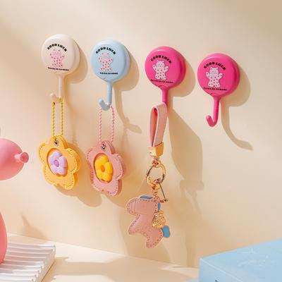 Dopamine Non-traceable Wall-mounted Hooks Hole-free Strong Load-bearing Non-traceable Hooks Multifunctional Household Round Small Hooks