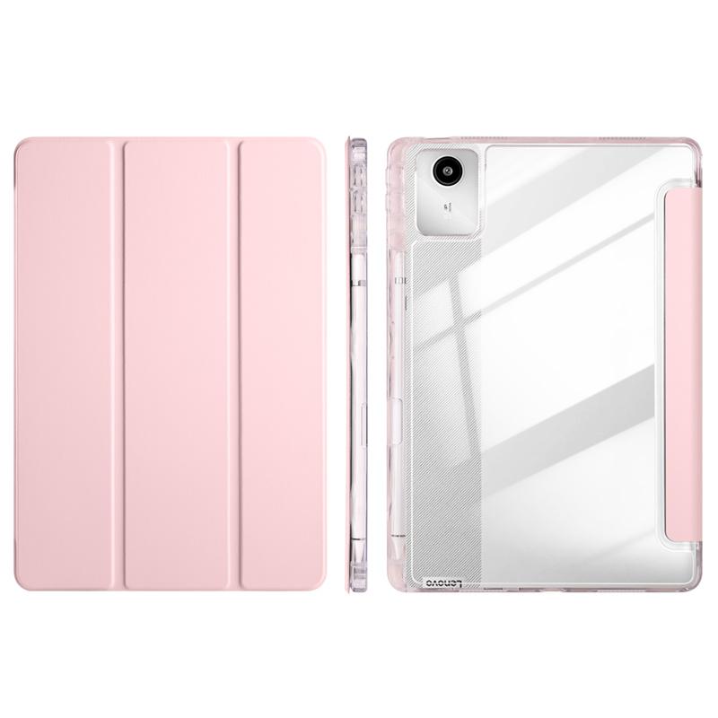 For Lenovo Tab M11 Case with Pencil Holder Acrylic Clear Back Hard Cover For Xiaoxin Pad Lenovo m11 Case tb330fu tb331fc