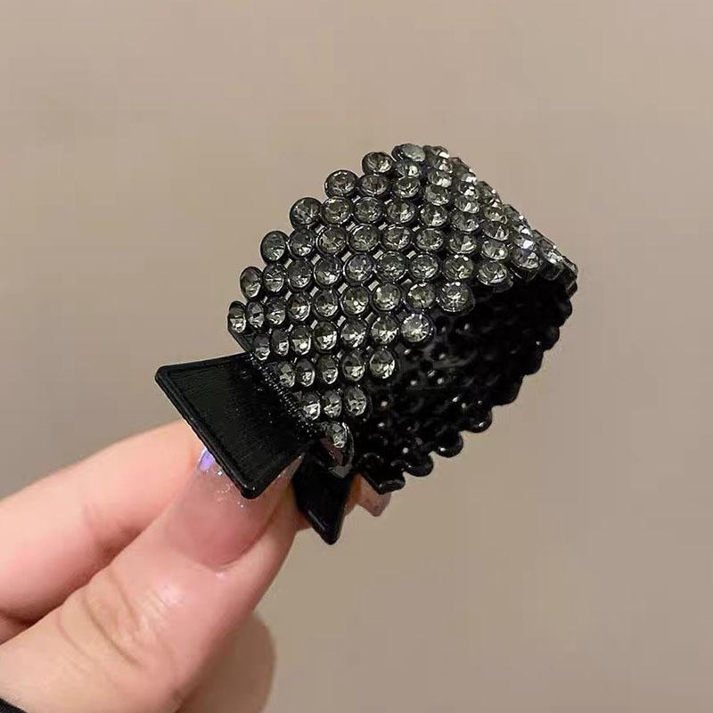 

Новая мода горный хрусталь заколка для волос коготь для женщин металлический маленький хвостик крабы толстые шпильки французский головной убор аксессуары для волос ржавый