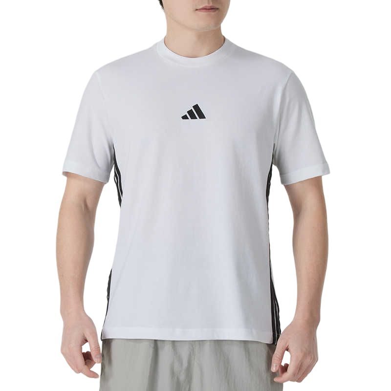 Adidas Essential SINGLE JERSEY T Shirt Men's White/Black JY8563