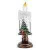 Christmas Decorations Wind Lamp Candle Candlestick Snow Snowflake Music Box Creative Xmas Gift Scene Arrangement