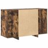 Sideboard Smoked Oak 120 x 41 x 75 cm Wood Based Material