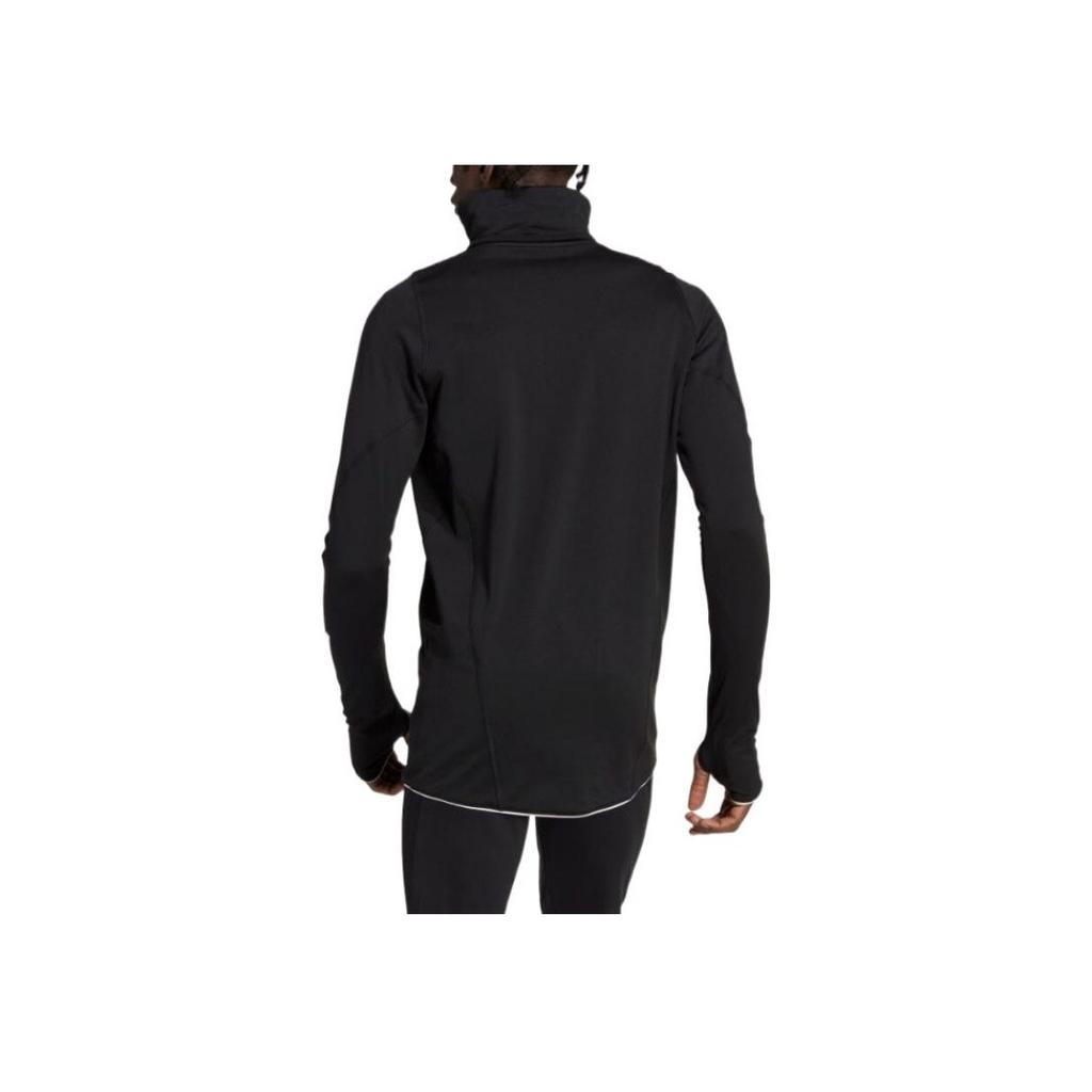 Adidas Color Block Striped Logo Letter Print Long Sleeve Soccer Jersey Men Tops Black HI3045