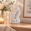 Home Decoration Cat Statue Kawaii Desktop Ornaments Creative Wolf Statue  Living Room
