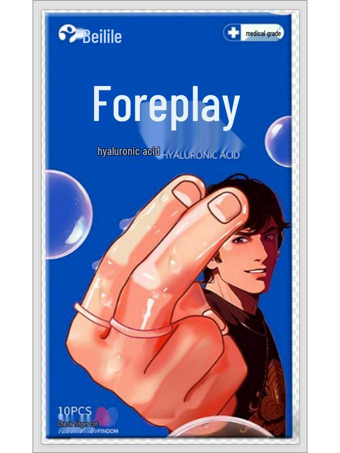 Beilile LES Female Tongue and Clitoral Finger Sleeves - Erotic Adult Sex Products