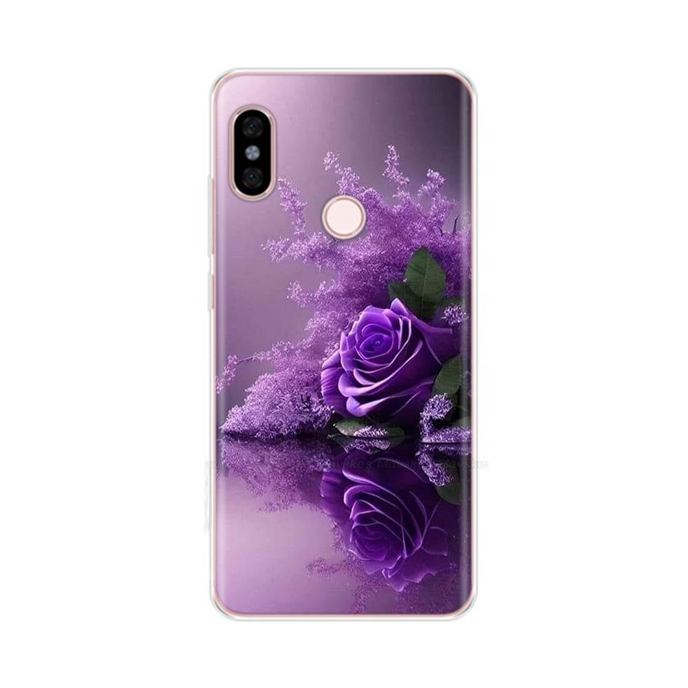 For Redmi Note 5 Note5 Pro Protective Shell Soft Silicone Phone Case Cartoon Painted Back Cover For Redmi Note 5 6 Pro Fundas