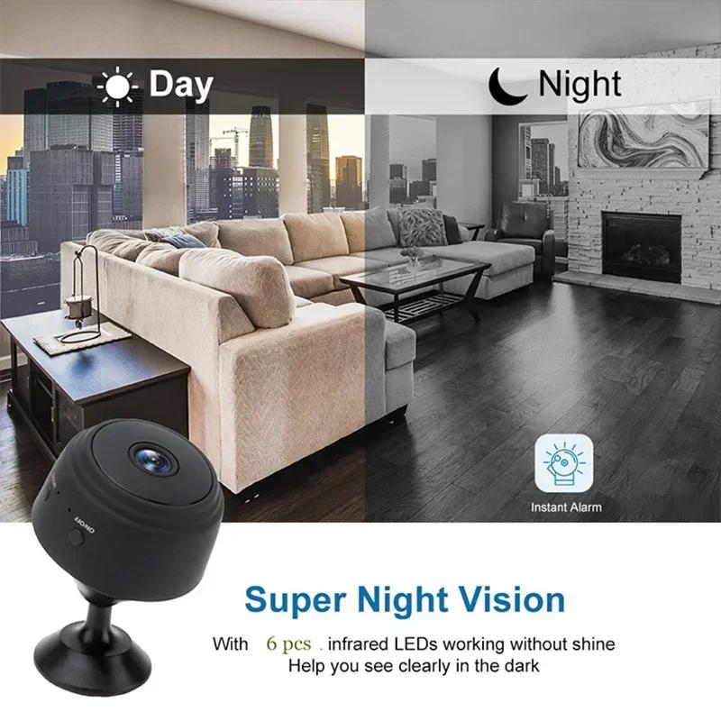 Mini Wireless Surveillance Camera, A9, 1080P HD, WiFi, Sensor, Camcorder, Web Video, Smart Home, Security, Wireless Security