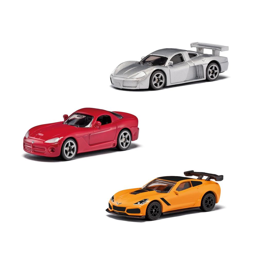 SIKU Sports Car Set for Ages 3 and Up SK0450 10-piece