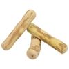 Natural Coffee Wood Dog Molar Chew Toys Safe Non Splinter Stick Stress Relief for Teething Puppies Small Breed Dog Daily Play