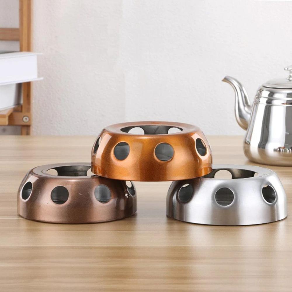 Outdoor Stand Stainless Steel Practical Teapot Warmer Trivet Coffee Heater Heating Base
