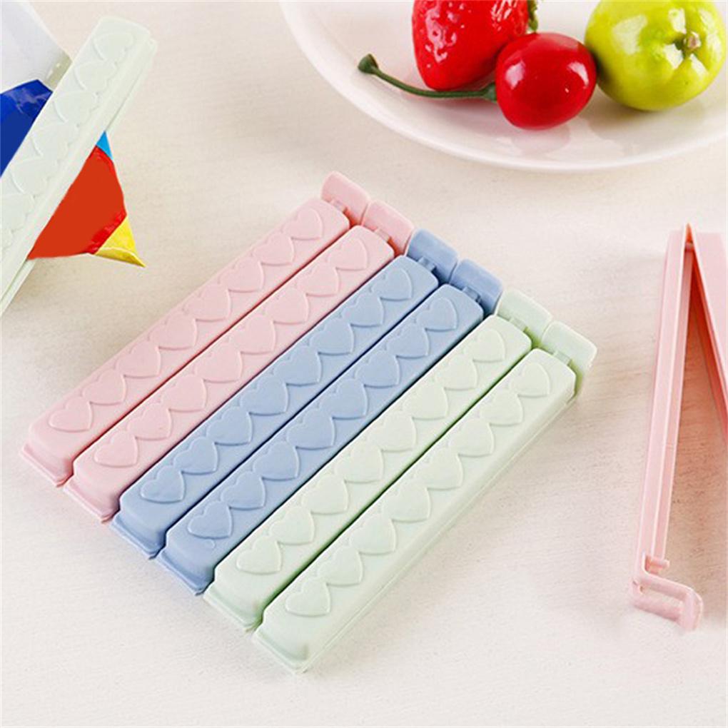 Pachet de 5 Clipsuri de Sigilare cu Capse pentru Pungi de Gustări, Plastic PP, Sigilator Etanș la Umiditate, Accesorii pentru Clame Pungi Desert, Cereale, Nuci