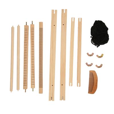 Gobelin-Webstuhl, einfache Bedienung, DIY-Handwerk, Holz-Webstuhl-Set für Kinder, Anfänger