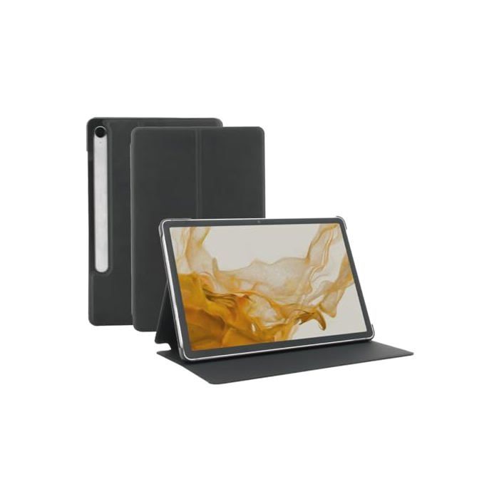 Etui Folio - MOBILIS - Galaxy Tab S9 FE - Noir - Matériaux recyclés - Résistant aux chocs