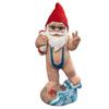 Resin Garden Gnome Statue Swimming Design Outdoor Decoration Art Craft For Garden Lawn Yard