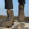Damskie buty trekkingowe antypoślizgowe Męskie szerokie buty sportowe codzienne do trekkingu wspinaczki Modne wysokie buty ze skóry PU Wodoodporne