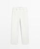 Masimodutti Straight Fit Leather Jeans