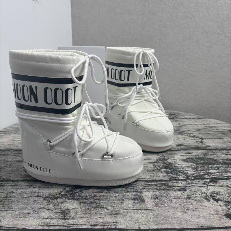 Modische Schneestiefel, Winter-High-Heel-Samt-Thermo-Ärmel-Baumwollstiefel rutschfester und verschleißfester Riemen Brot