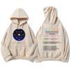 Band Cold-play Music of The Spheres World Tour 2025 Hettegensere Langermet Herre/Dame Sweatshirts Trykk Hettegenser