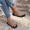 Fashion Women Slippers Trend New Summer Anti-slip Beach Shoes Platform Flat Sandals Slip on Outdoor Comfortable Slippers Slides Women