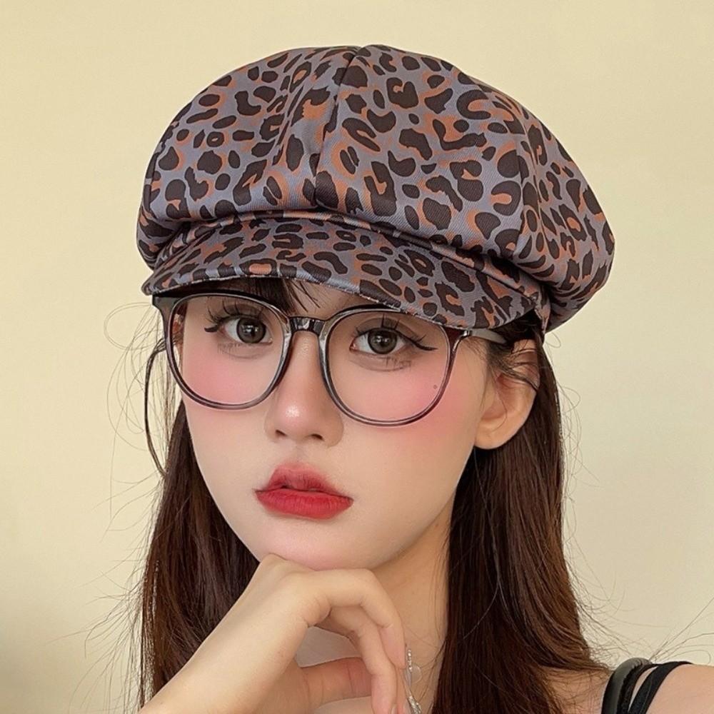 Y2K Women Beret Spot Peaked Cap Cute Painter Hat  Girl