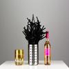 Plastic Black 100pcs Bendy Straws Birthday Wedding Summer Party Drink Cocktail
