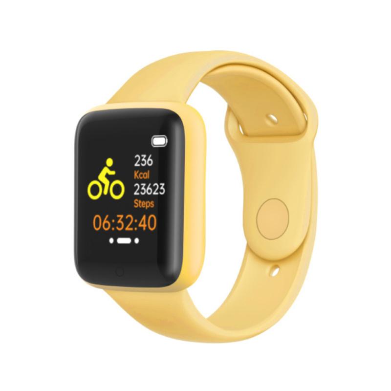 Relógio inteligente Y68 Pro compatível com Bluetooth, monitor de frequência cardíaca, masculino e feminino, rastreador de condicionamento físico, com
